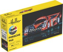 Kit de modélosisme automobile : Starter Kit Porsche 962 1/43 - Heller 56109
