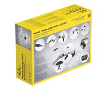 Outils de modélisme : Lunettes loupes avec éclairage LED - Heller 99029