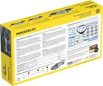 Maquette de voiture de course : Mercedes C9 1/43 - Heller 80107