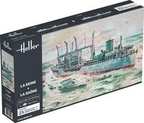 Maquettes bateaux : La Seine + La Saone Twinset 1/400 - Heller 85050