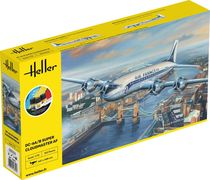 Maquette Starter Kit DC6 Super Cloudmaster Air France 1/72 - Heller 80315