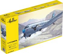Maquette avion civil : C-47 Dakota 1/72 - Heller 30372