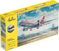 Coffret maquette avion civil : Starter kit Lockheed L-1011 Tristar 1/125 - Heller 56451