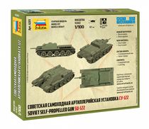 Maquette militaire : SU-122 - 1/100 - Zvezda 6281 06281
