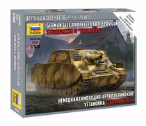 Maquette char d'assaut : Sturmpanzer IV «Brummbär» - 1/100 - Zvezda 6244 06244