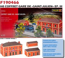 Maquette de la gare de Saint-Julien Faller 190466 échelle HO avec abri de quai.