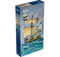 Maquette bateau : Starter Kit La Grande Hermine 1/150 - Heller 56841