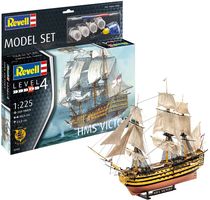 Maquette bateau : Model Set Hms Victory - 1:225 - Revell 65408
