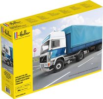 Maquette de camion : Volvo F12-20 G.T.1 & Twin Semi - 1/32 - Heller 81703