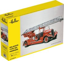 Maquette camion : Delahaye Type 103 Pompiers 1/24 - Heller 80780
