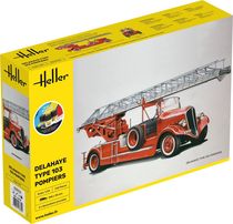 Coffret cadeau maquette camion : Starter Kit Delahaye Type 103 Pompiers 1/24 - Heller 80780
