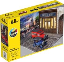 Kit de modélisme automobile : Starter kit Diorama Splendid Hotel 1/24 - Heller 52330