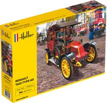 Maquette voiture : Renault Taxi Type AG - 1:24 - Heller 30705