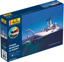 Maquette bateau : Starter Kit Titanic Searcher "Le Suroit" - 1:200 - Heller 56615
