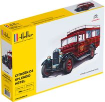 Maquette voiture : Citroën C4 " Splendid Hôtel" - 1:24 - Heller 80713