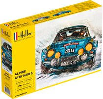 Maquette voiture française Alpine A110 1600 - 1:24 - Heller 80745