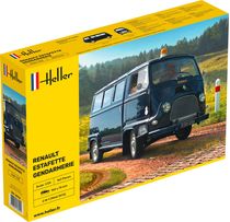 Maquette voiture Renault Estafette gendarmerie - 1:24 - Heller 80742