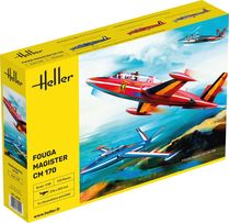 Maquette avion militaire : Fouga Magister CM 170 1/48 - Heller 30510