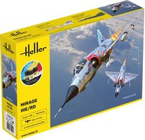 Maquette avion : Starter kit Mirage IIIE-O-R-RD-EE-EA 1/48 - Heller 35422