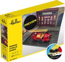 Coffret miniature : Starter Kit Diorama ville d'Europe 1/18 • 1/24 - Heller 57256