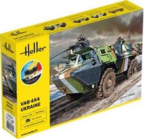 Maquettes militaires : Starter kit VAB 4x4 Ukraine 1/35 - Heller 57130