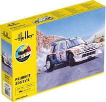 Maquette voiture : Peugeot 205 EV 2 1/24 - Heller 56716