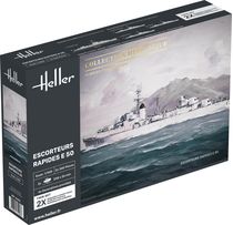 Maquette bateau : Escorteurs Rapides E50 - 1/400 - Heller 81093