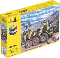 Kit de modélosme complet : Blindé français VAB 6x6 1:35 - Heller 57141