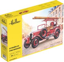 Maquette voiture : Citroën C4 Fire Brigade 1/24 - Heller 80733