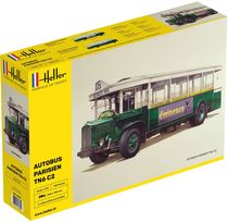 Maquette bus : Autobus parisien TN6 C2 - 1/24 - Heller