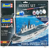 Boîte maquette militaire : Model Set HMS Invincible (Falkland War) - 1:700 - Revell 65172