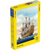 Puzzle 1500 pièces : Trois-mâts Soleil Royal - Heller 20899