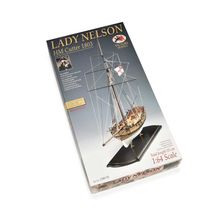 Maquette kit de bateau en bois - HM Cutter Lady Nelson - 1/64 - Amati 1300/01