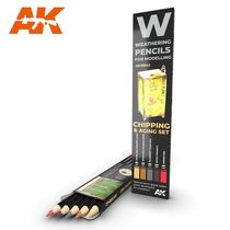 Watercolor pinceaux Set Chipping - Ak Interactive AK10042