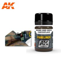 Paneliner for brown and green camouflage - Ak Interactive AK2071