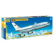 Maquette d'avion civil : Illiouchine Il-86 - 1/144 - Zvezda 7001