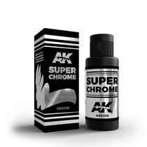 Peinture maquette Super Chrome - AK 9198