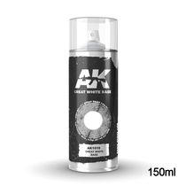 Peinture Spray Apprêt base blanche – AK Interactive 1019