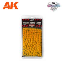 Végétation miniature : Touffes d'herbe orange Wargame 4,5 mm - Ak Interactive 8241 AK8241