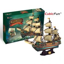 Maquette Puzzle 3D : San Felipe- Cubic Fun T4017H