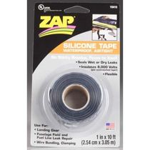 Adhésif pour maquettes : Scotch silicone noir étanche - Zap 15415