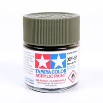 Peinture pour maquettes - XF51 VERT KAKI MAT - XL 23 ml - Tamiya 81351