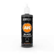 Finition de maquette : Apprêt noir 100 ml - Ak Interactive 11242