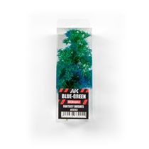 Végétation miniature : Buisson / arbre miniature fantaisie bleu et vert - Ak Interactive AK8263