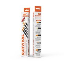 Outil de modélisme : 5 pinceaux pour effet de vieillissement - Ak Interactive B101