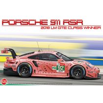 Maquette voiture plastique : Porsche 911 RSR 2018 LM GTE Class Winner 1/24 - Nunu Beemax PN24040