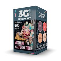 Peintures pour figurines : Wargame Color set Visceral malformations - AK 1065
