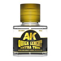 Adhésif pour maquette : Colle extra fine rapide 40 ml - AK Interactive 12001