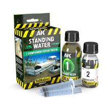 Effet liquide miniature : Résine effet eau croupie 180 ml - Ak Interactive 8231 AK8231