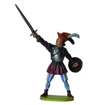 Figurines soldats : Paysans soldats Moyen-Âge - 1/72 - Zvezda 8059